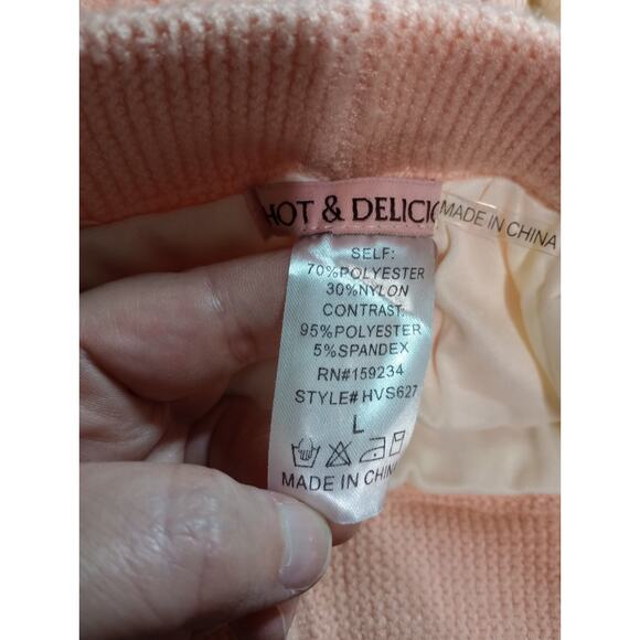 Hot and‎ Delicious Pants Ladies Large Crochet Pull On Waist - Picture 5 of 6